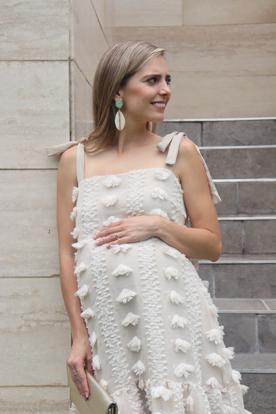 Vestido de Maternidad, Dalia pompones