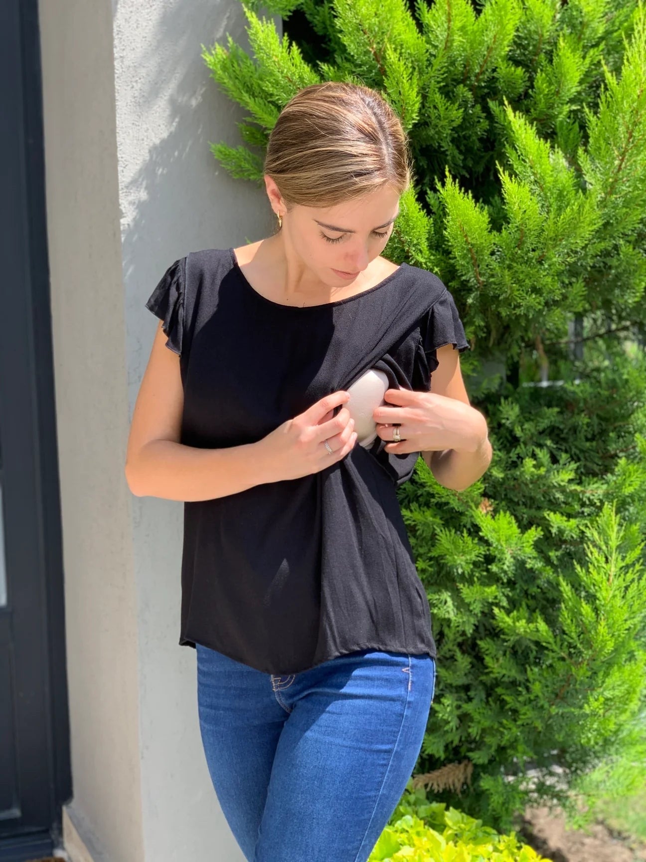 Blusa de lactancia, Andy negra