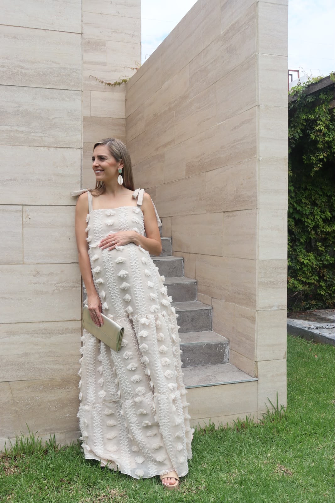 Vestido de Maternidad, Dalia pompones