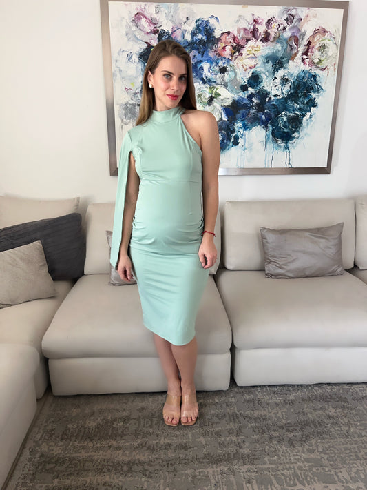 Vestido de maternidad Carola, verde claro CH