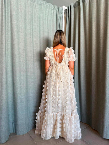 Vestido de Maternidad, Nelly pompones