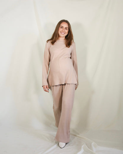 Conjunto de maternidad Cinthya, beige caliente CH