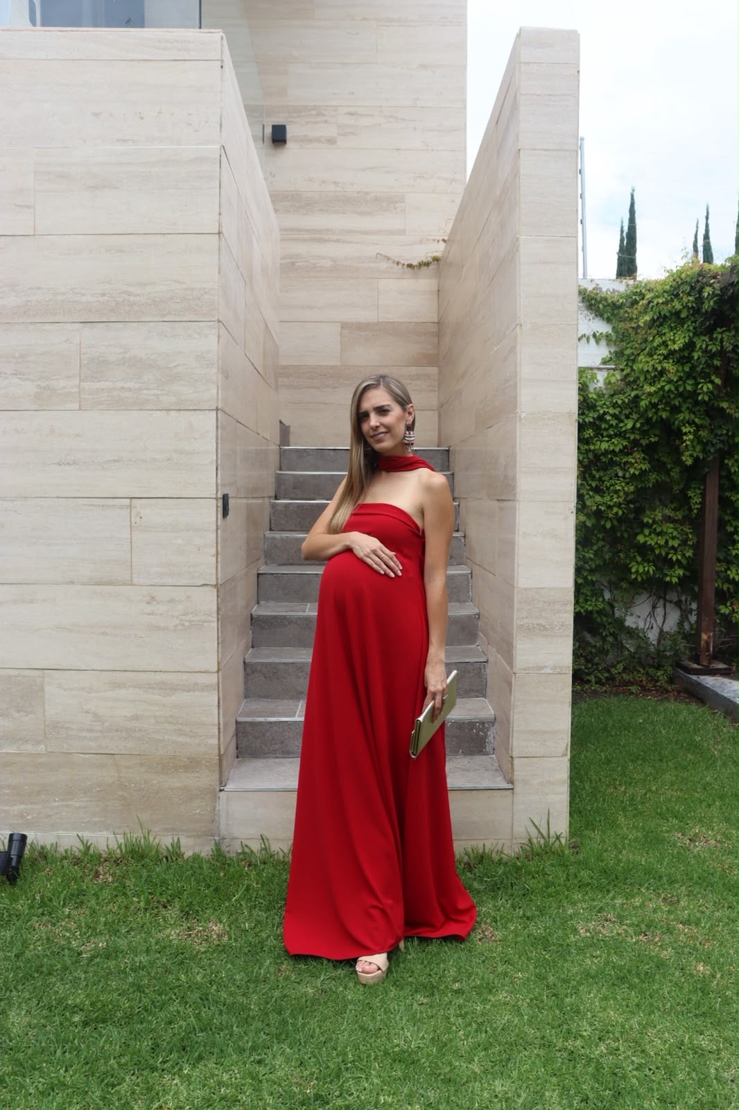 Vestido de Maternidad, Adela rojo vértigo