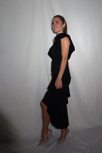 Vestido de lactancia, negro Jessica