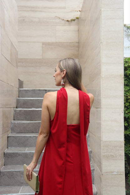 Vestido de Maternidad, Adela rojo vértigo