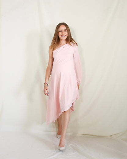 Vestido maternidad Samantha, rosa claro