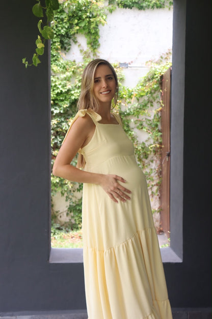 Vestido de Maternidad, Dalia amarillo