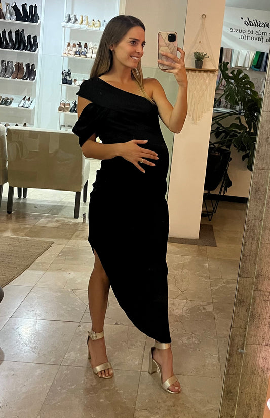 Vestido de maternidad, Ágata negro XG