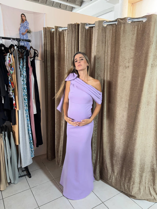 Vestido de maternidad Roberta, Lila Neopreno CH