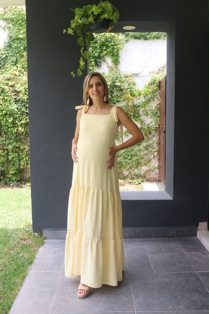 Vestido de Maternidad, Dalia amarillo