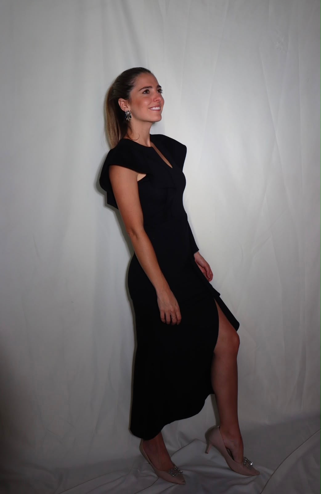 Vestido de lactancia, negro Jessica