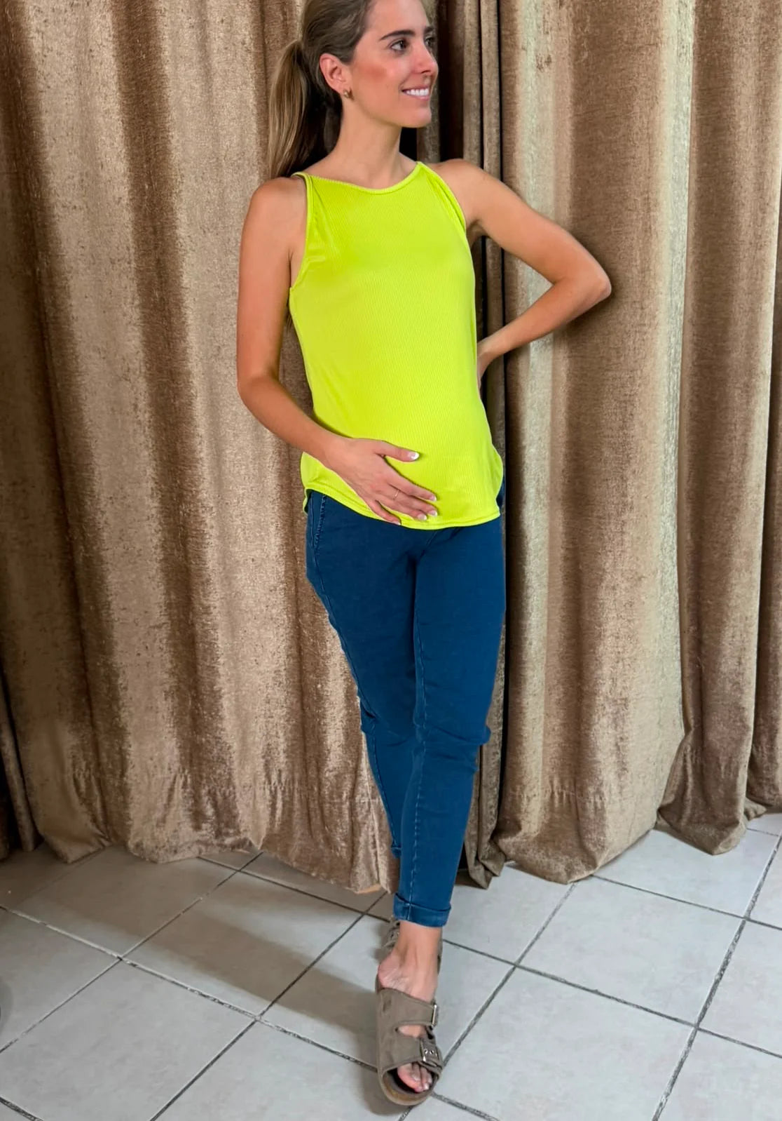 Blusa de maternidad tirantes Citronela