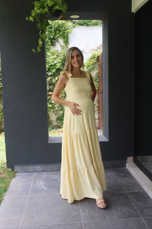 Vestido de Maternidad, Dalia amarillo
