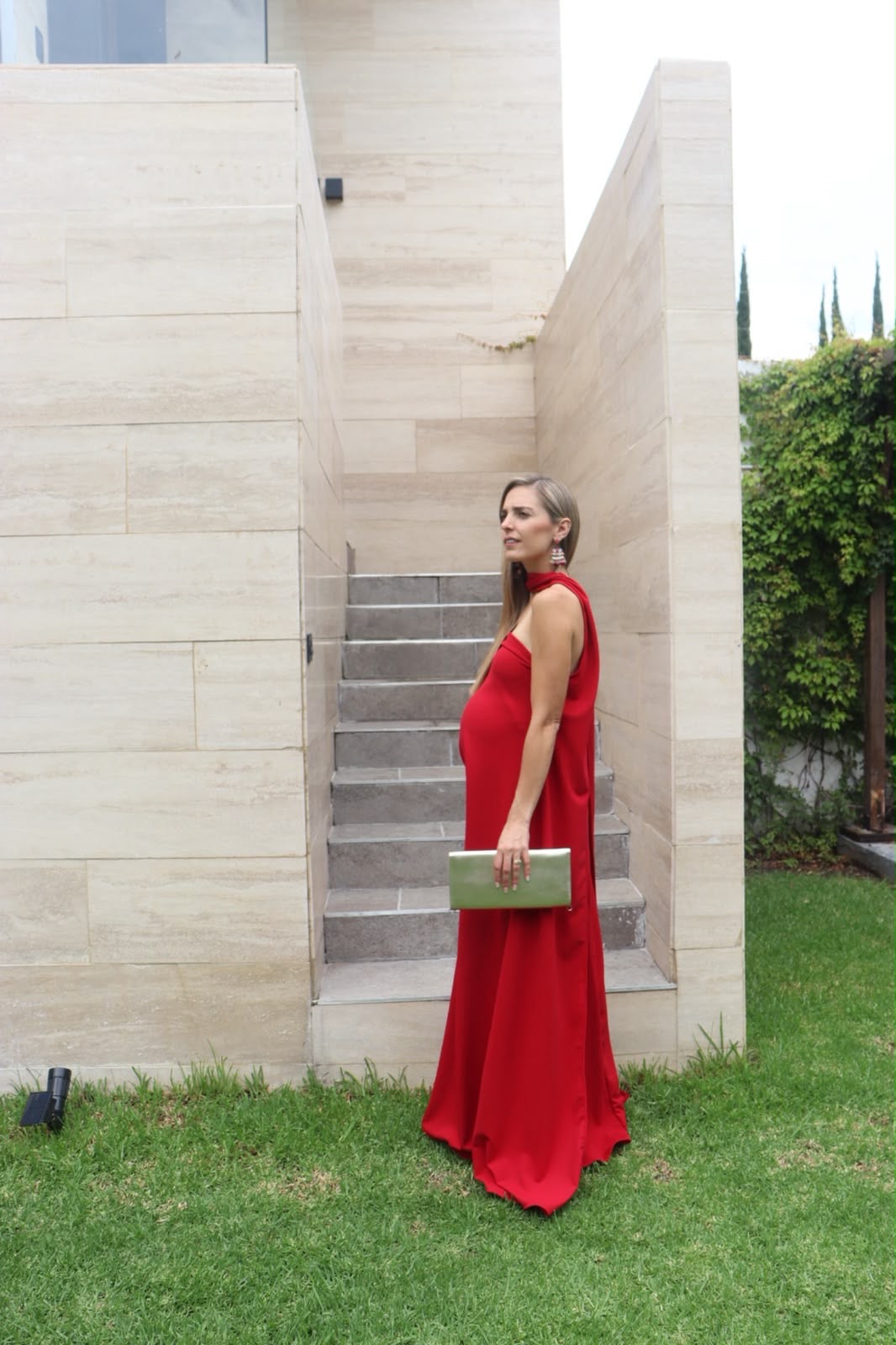 Vestido de Maternidad, Adela rojo vértigo