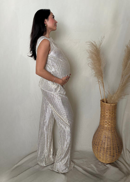 Conjunto de maternidad Mayte, dorado