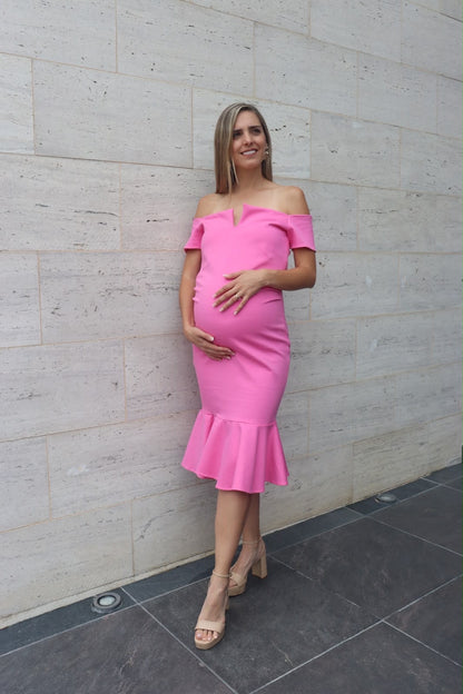 Vestido de maternidad, Itzel Pink wave