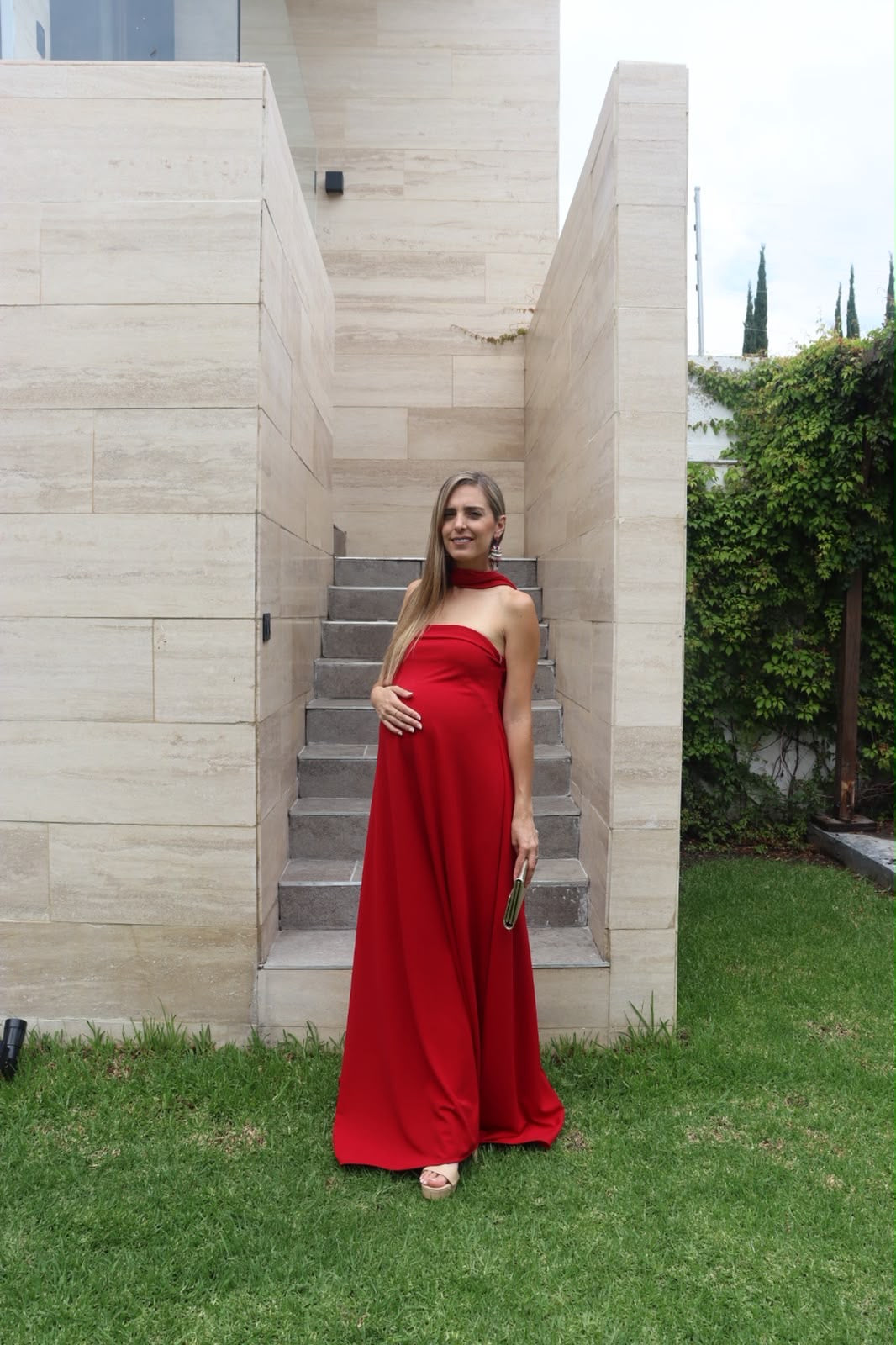 Vestido de Maternidad, Adela rojo vértigo