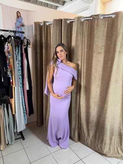 Vestido de maternidad Roberta, Lila Neopreno CH