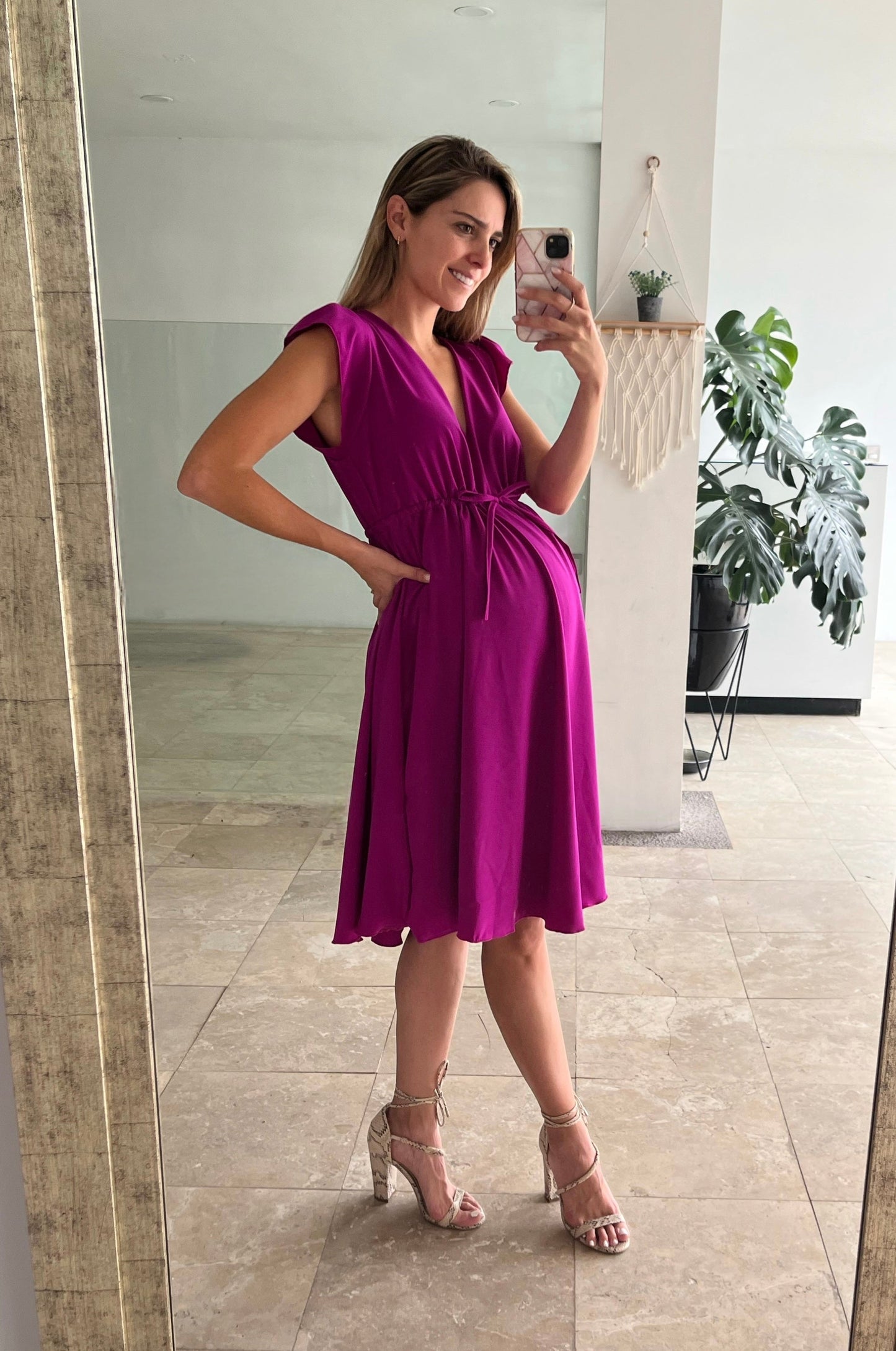 Vestido de maternidad, Sofia mulberry M