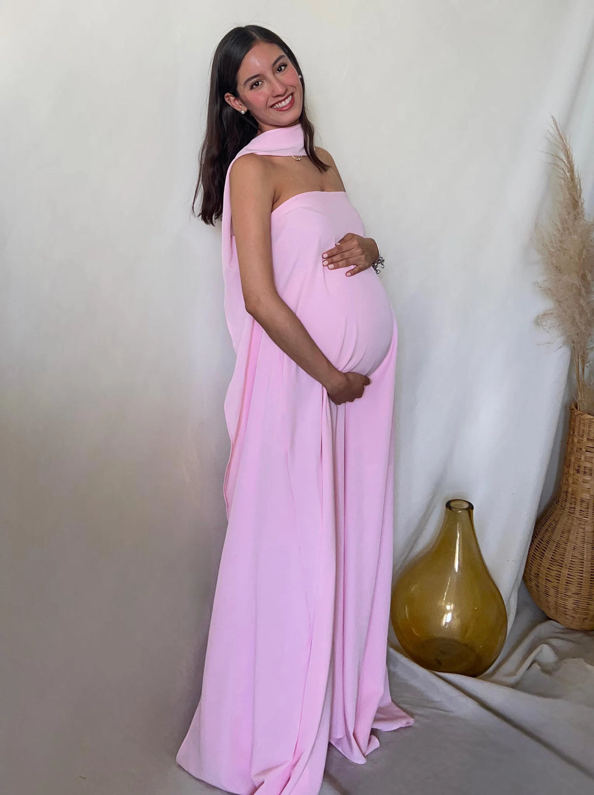 Vestido de Maternidad, Adela rosa claro Madrid