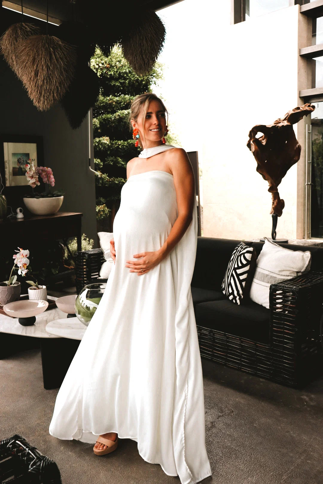 Vestido de Maternidad, Adela ivory