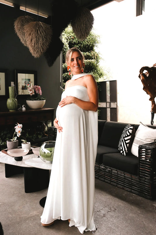 Vestido de Maternidad, Adela ivory