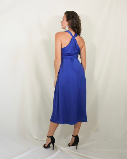 Vestido de maternidad, Dinora azul rey