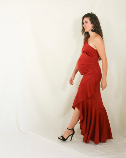 Vestido de maternidad Ginna, óxido