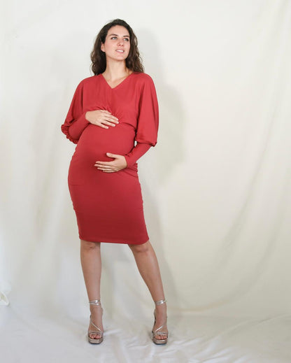 Vestido de maternidad, Simone Rosa rayitas