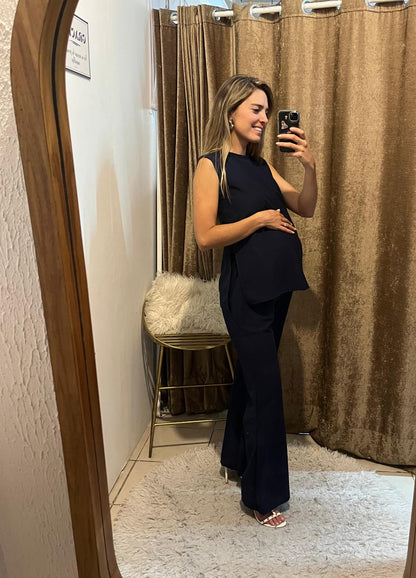 Conjunto de maternidad Mayte, azul marino G