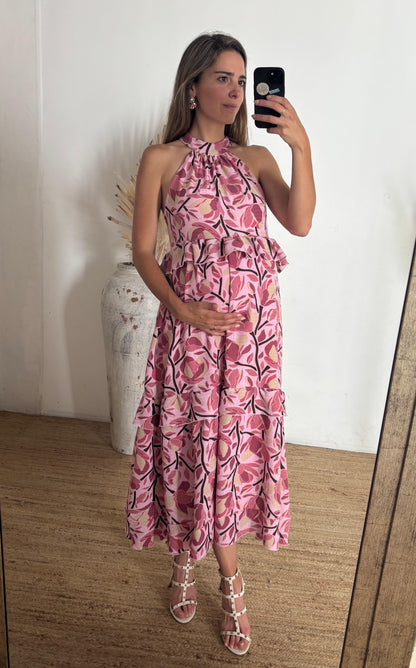Vestido de maternidad, Victoria rosa tallos M