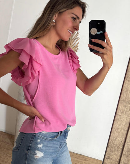 Blusa de lactancia, Adri cey rosa