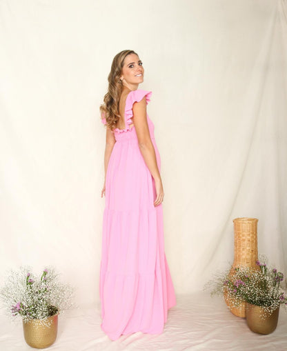 Vestido de Maternidad, Dalia rosa gum M