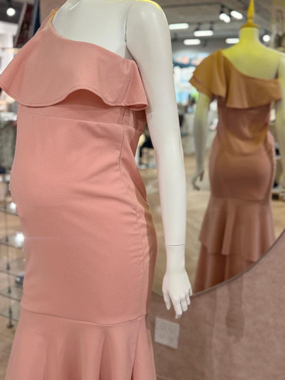 Vestido Regina rosa palo de maternidad G