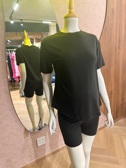 Set de maternidad con short negro CH