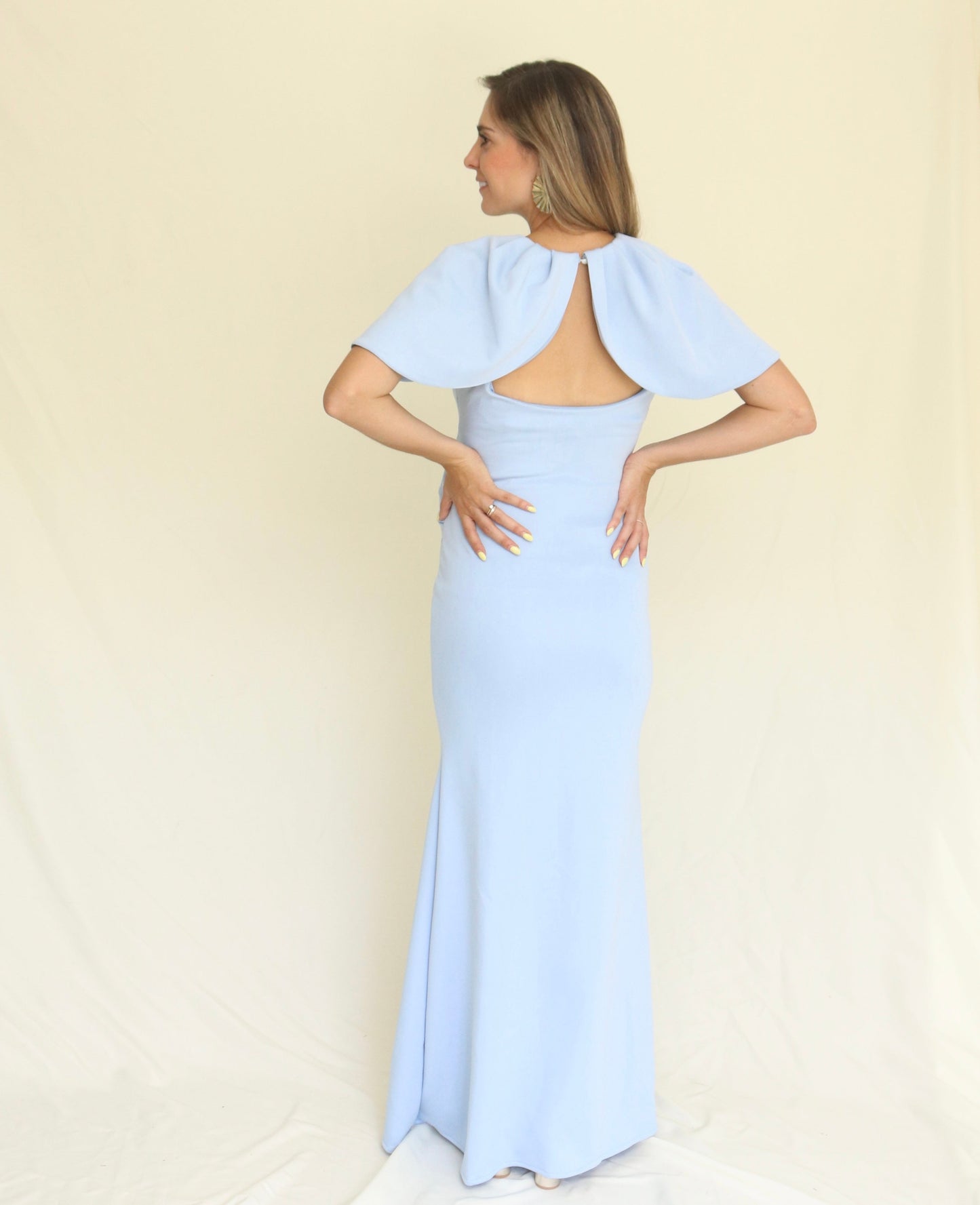 Vestido de maternidad, Anastacia azul neopreno M