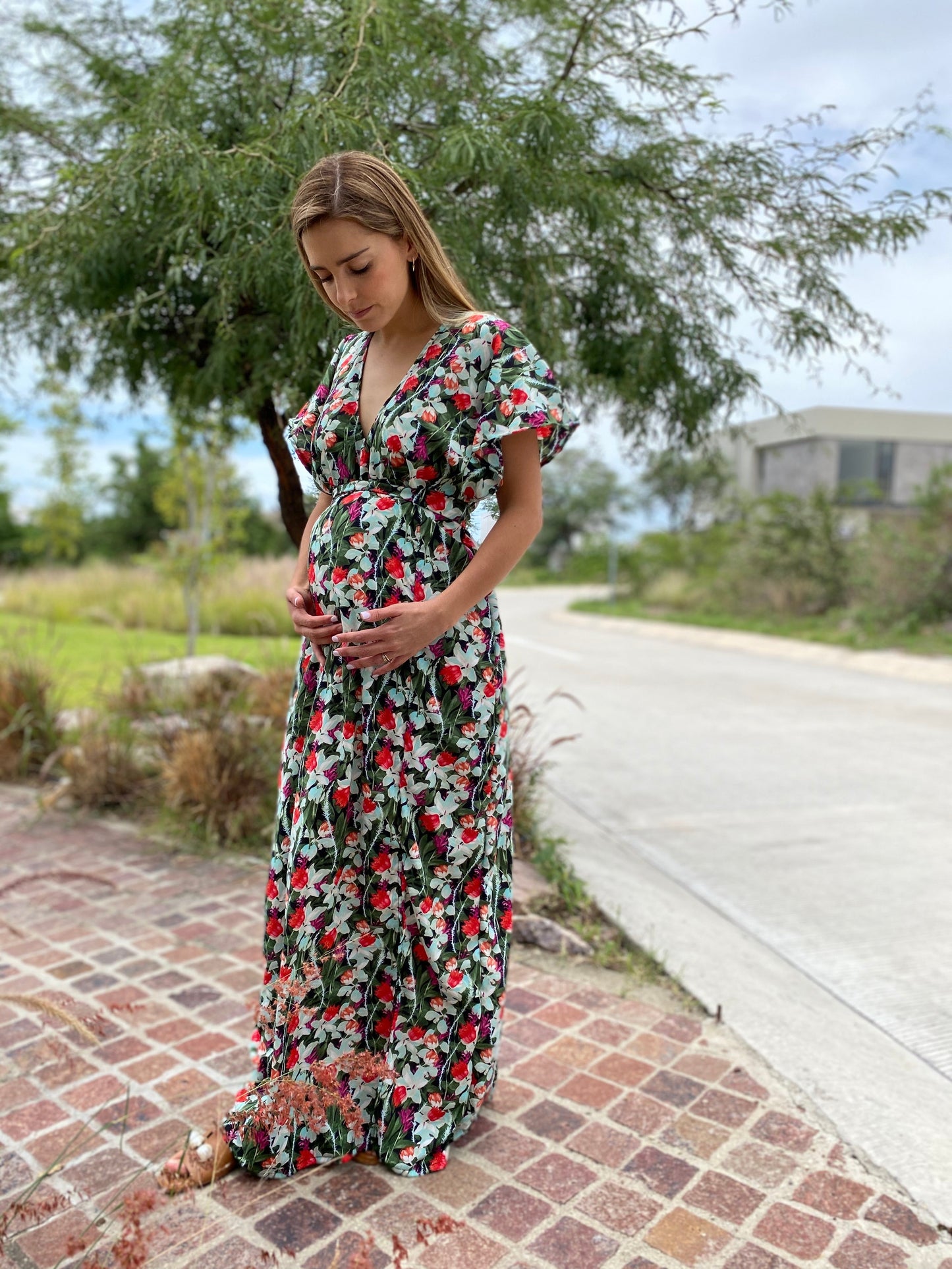 Vestido de maternidad Love, Tela Andrés
