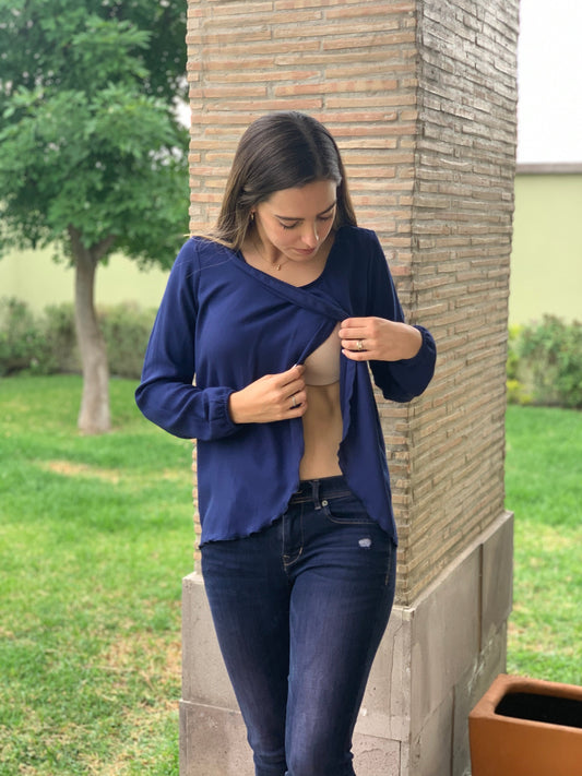 Blusa de Lactancia, Diana Azul Rey G