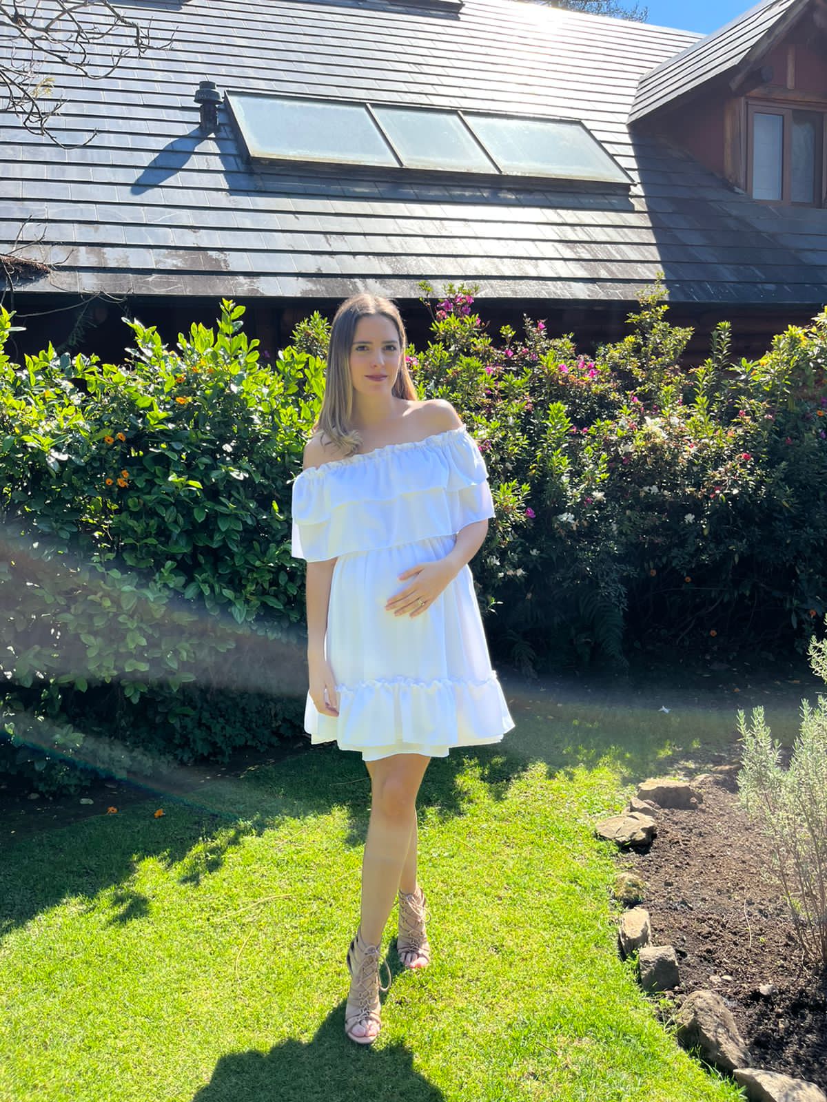 Vestido maternidad, Jessie blanco M