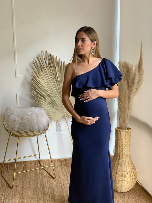 Vestido de maternidad, Astrid ponti roma azul marino CH