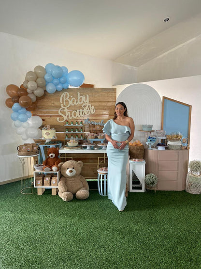 Vestido de maternidad, Astrid azul claro